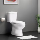 Cleano monoblokkos WC alsó kifolyással ülőkével