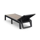 Porto műanyag kerti napozóágy párna nélkül