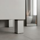 Uni bútorláb 60 mm ezüst