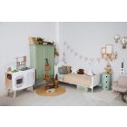 Fa játékkonyha sütővel, mosogatóval konyhai kiegészítőkkel