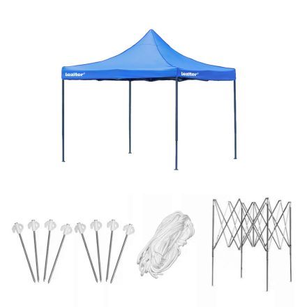 Összecsukható kerti pavilon 3x3 m