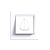 Nova csengő kapcsoló 101N fehér kerettel