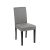 Kelly bőr étkezőszék szürke színben