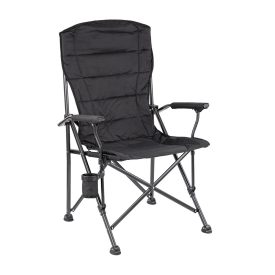 Leziter XL karfás horgász szék pohártartóval fekete