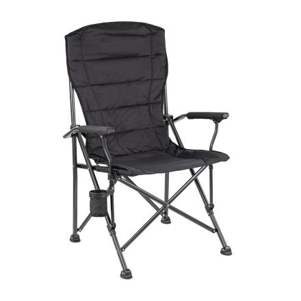 Leziter XL karfás horgász szék pohártartóval fekete