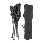 Leziter XL karfás horgász szék pohártartóval fekete