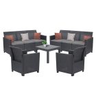 Claire VI 8 személyes kerti bútor garnitúra orlando asztallal