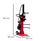 Függőleges elektromos rönkhasító HYV8T-V 3000W 8T