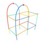 Kreatív építőpálca készlet 1200 db