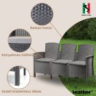 Lima 3 üléses kerti kanapé