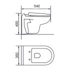 Roya 82CHR falba építhető WC tartály szett