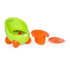 Bili kivehető betéttel, csúszásgátló lábakkal  zöld