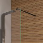 River walk in zuhanyfal 90x190 cm fekete