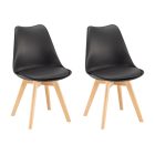 Silla étkezőszék 2 db fekete színben