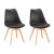 Silla étkezőszék 2 db fekete színben