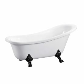 Clark szabadon álló fürdőkád fém lábakkal