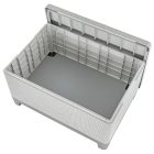 Scandi jute tárolós asztal