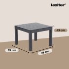 Claire XII 7 személyes sarokgarnitúra orlando asztallal