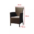 Futura 6+1 kerti bútor garnitúra