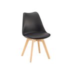 Nuvia 4+1 étkező garnitúra fehér-fekete