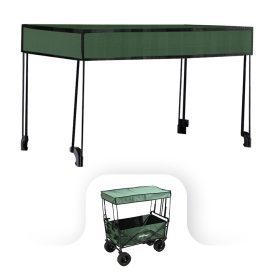 Strandkocsi prémium tető zöld