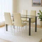 Norman 4+1 étkező garnitúra bézs