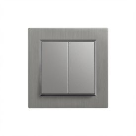 Nova csillárkapcsoló 105 szürke szálcsiszolt kerettel