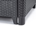 Claire VII 5 személyes sarokgarnitúra párnatartós asztallal