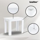 Leon 4+1 étkező garnitúra fehér-barna