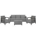 Scandi Love linea duo kerti bútor szett jute tárolós asztallal