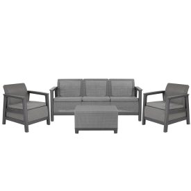   Scandi Love linea duo kerti bútor szett jute tárolós asztallal