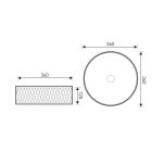KR-704 kerámia design mosdó