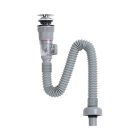 Klikk-Klakk leeresztő normál mosdóhoz bűzzáróval flexibilis csővel