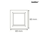 Nova egy áramkörös egypólusú kapcsoló 101 fehér kerettel