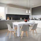 Zara 6+1 étkező garnitúra szürke-fehér