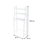 Mosógép állvány LMA-01 fehér