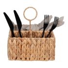 Pleiku fali kosár, vízi jácint, natúr, 20x11x20 cm