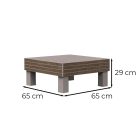 Elements Signature asztal párna nélkül dió