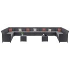 Claire IV 18 személyes kerti bútor garnitúra vigo tárolós asztallal