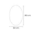 Ria 60 tükör led világítással