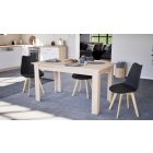 Silla étkezőszék fekete színben