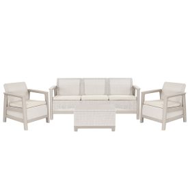   Scandi Love linea duo kerti bútor szett jute tárolós asztallal