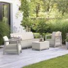 Scandi Love linea duo kerti bútor szett jute tárolós asztallal