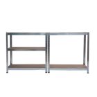 Nagy teherbírású polc 180x90x40 cm 175 kg króm