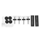 Biztonsági korlát 74-100 cm lépcsőkhöz és ajtókhoz fémből és fából