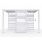 LUXE Lamellás oldalpanel (R) 123x218cm 4 m-ig fehér