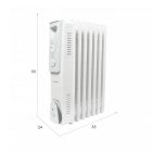 HH-1001 7 tagos olajradiátor 600W/900W/1500W