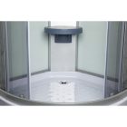 Evora White 90 hátfalas zuhanykabin zuhanytálcával