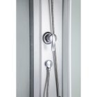 Evora White 90 hátfalas zuhanykabin zuhanytálcával