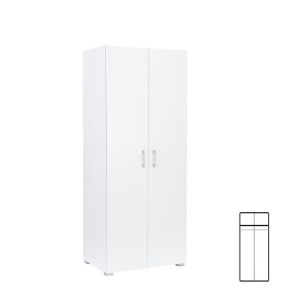 Family ruhásszekrény 74x182 cm fehér